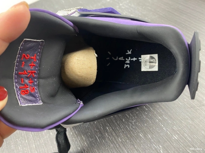 Rep TBK and 766296 Retro (Friends Travis 4 LN4 Purple Jordan Scott Family) 0808